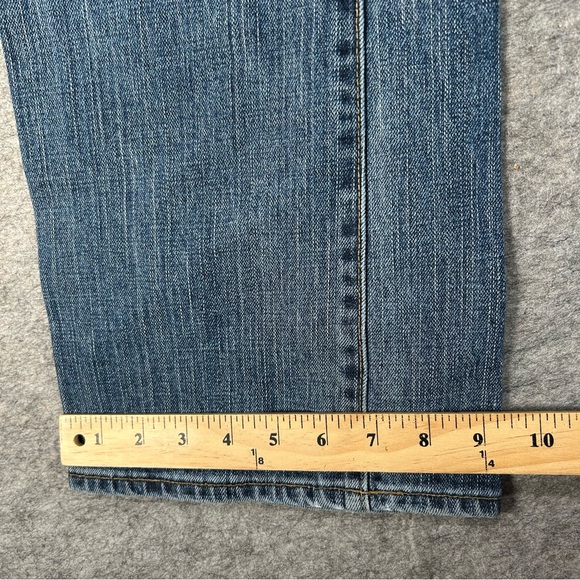 Gap Jeans Women 10R Blue Low Rise Bootcut Y2K Flare Alt Grunge Bell Bottom 2000s - Picture 6 of 9